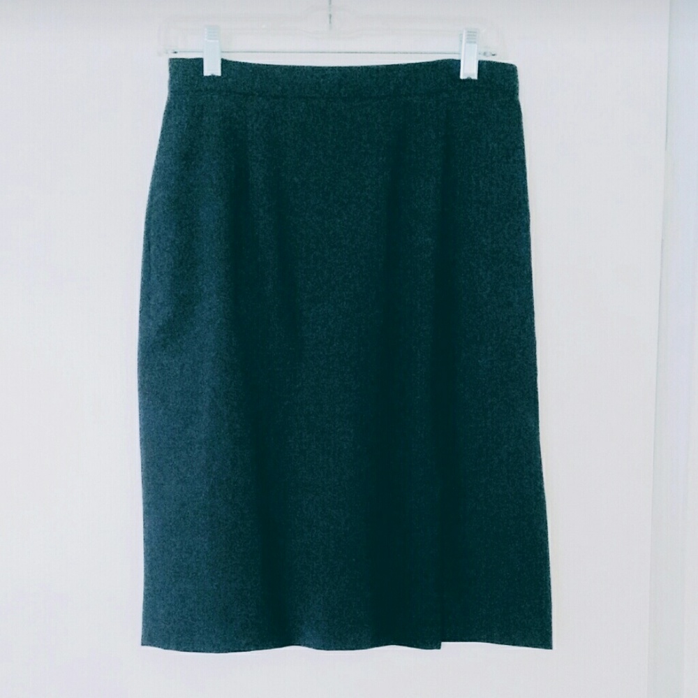 Liz Claiborne Wool Pencil Skirt 2/4